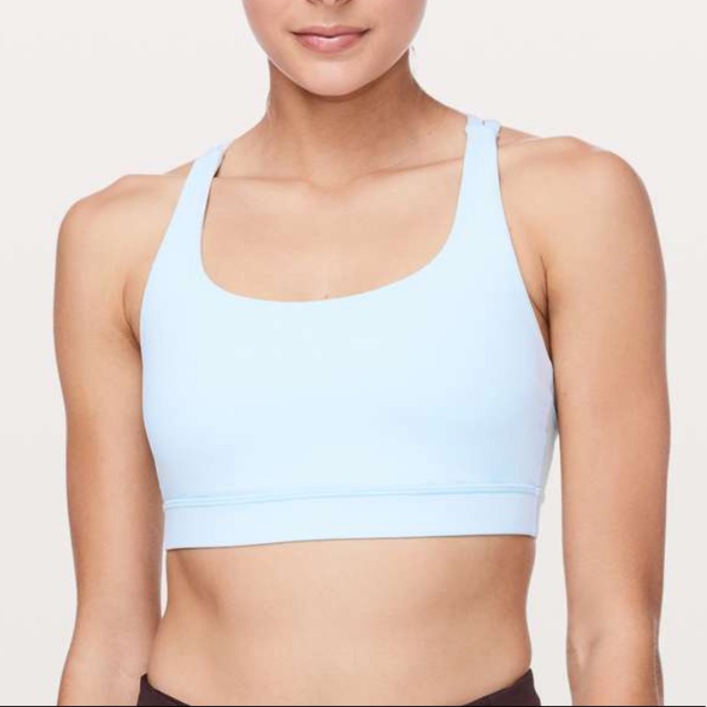 BABY BLUE LULULEMON SPORTS BRA